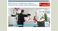 Desktop Screenshot of mvz-portal10.de